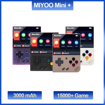 Портативная портативная игровая консоль MIYOO Mini Plus в стиле ретро, классическая 3,5-дюймовая игровая консоль IPS HD с системой Linux для детей в подарок