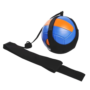 Вспомогательное оборудование для тренировок по волейболу черного цвета, 1шт, тренировочный пояс для тренировок в одиночку, тренажер для улучшения ваших навыков на собственном заднем дворе