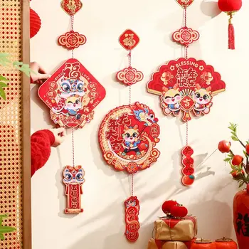 Китайский Новый Год 2024, Кисточки, Украшения, Благословение ФУ, Домашний Декор, Украшения для Весеннего Фестиваля в Китае, Подвесные Подвески