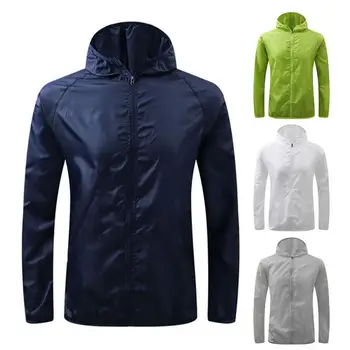 Отличная куртка для активного отдыха, спортивная верхняя одежда на молнии, мягкое мужское пальто, солнцезащитный крем для активного отдыха