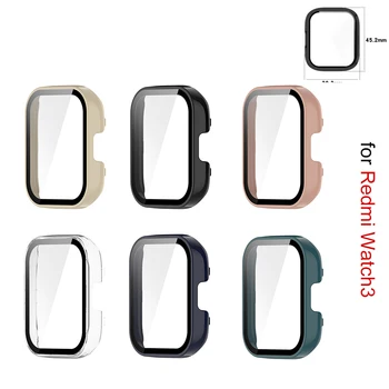 Защитный чехол для Redmi Watch3 PC Case Протектор экрана Закаленная пленка Защитные чехлы Рамка корпуса смарт-часов