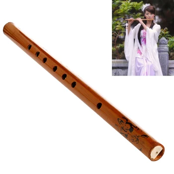 Традиционный цвет бамбуковой флейты и кларнета с 6 отверстиями для студентов, музыкальный инструмент