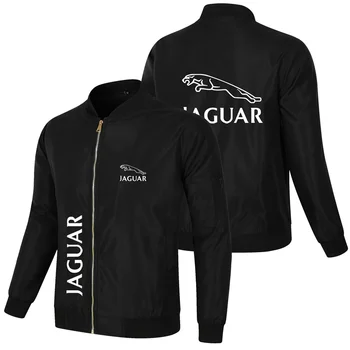 Брендовый автомобиль с логотипом Jaguar, мужские куртки, осенне-зимняя новая повседневная куртка, уличная ветрозащитная куртка для верховой езды, трендовый летный костюм, топы