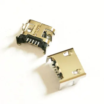1-10 шт. Разъем Micro USB 5-контактный разъем для гнезда Micro usb Четыре ножки 5P Гнездо для вставки пластины Разъем Mini usb