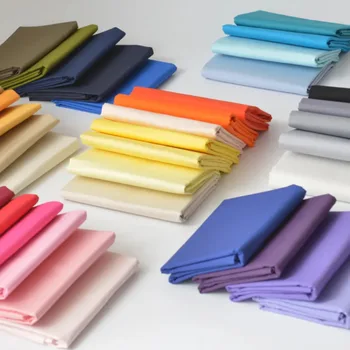 Хлопчатобумажные ткани Sewbato 145x50 см, однотонный поплин, хлопчатобумажные подкладки, ткани для подкладки одежды, Детские рубашки Hanfu