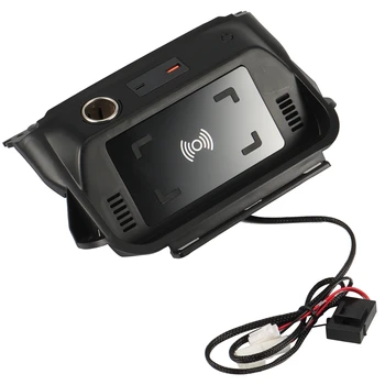 Автомобильное Беспроводное зарядное устройство мощностью 15 Вт, Быстрое зарядное устройство для телефона, Зарядная пластина, Держатель телефона для Toyota Corolla Levin 2019 2020