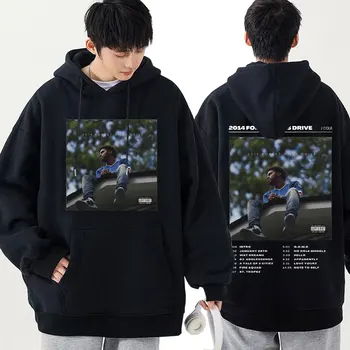 Толстовки с плакатом J Cole 2014 Forest Hills Drive Digital Album, графический пуловер, мужские толстовки в стиле харадзюку в стиле хип-хоп, негабаритные унисекс