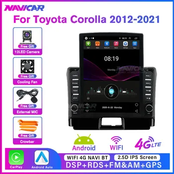 2Din Android10.0 Автомагнитола Для Toyota Corolla Axio 2 Fielder 3 E160 2012-2021 Автомобильный Bluetooth Стерео Приемник Мультимедиа Carplay