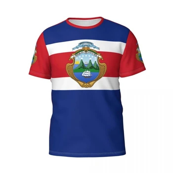 Пользовательское имя, номер, Флаг Коста-Рики, Эмблема, 3D футболки, Одежда для мужчин, Женские футболки, футбол, Подарочная футболка для футбольных фанатов