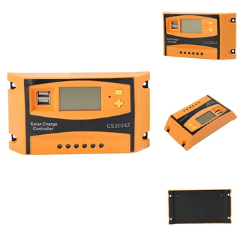 Солнечный контроллер заряда LCD PV Многофункциональный Портативный Практичный и полезный Солнечный контроллер