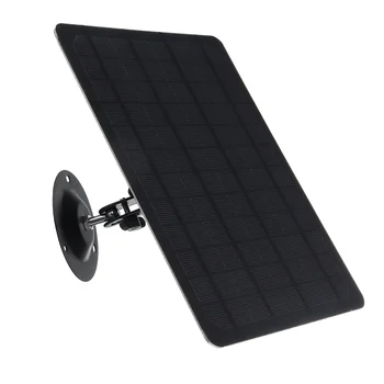 Описание: 10W 5V солнечные портативные USB на панели Солнечное зарядное устройство водонепроницаемый Банк питания 360° регулируемый камеры безопасности питания