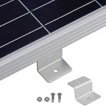 4 Штуки Панели солнечных батарей Универсальный кронштейн RV Z Кронштейны из алюминиевого сплава