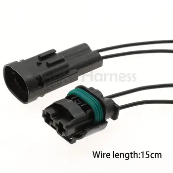 1 шт 8 мм 2-контактный разъем для подключения автоматического провода с разъемом для подключения датчика Map 1544334-1 1544317-1