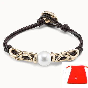 Самая продаваемая новая модель в Европе и Америке, высококачественный браслет из жемчужной веревки, сумка для романтических подарков для женских украшений
