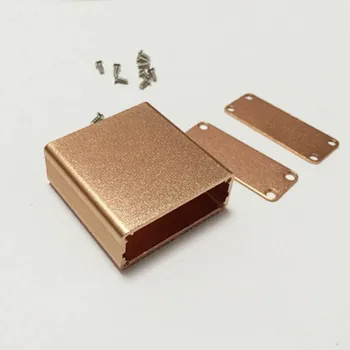 18.5x45x45mm Небольшой Алюминиевый корпус Золотой DIY Электронный Проект PCB Instrument Box PCB Instrument Metal Box