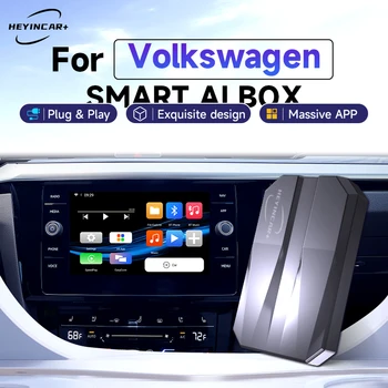 2023 HEYINCAR Smart AI Box Беспроводной Android Auto CarPlay Для Volkswagen Tiguan Jetta ID.4 Golf Atlas Taos Arteon Для YouTube TV