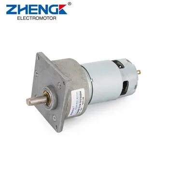 ZHENGK ZGB60FM с микрорегулируемой скоростью прямого и обратного редуктора постоянного тока центральный вал 12 В 24 В 3,5-490 об/мин Эксцентриковый вал