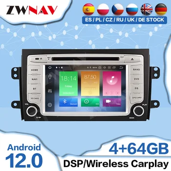 Для SUZUKI SX4 2006 2007 2008 2009 2010 Автомобильный Радиоприемник Android 2 Din Carplay Автомобильный Экран Мультимедиа Авто GPS Аудио Головное Устройство