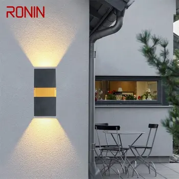 · Уличный настенный светильник RONIN, Современная светодиодная лампа, водонепроницаемые бра, украшения для дома, лестницы крыльца