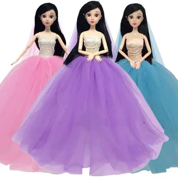 Модная кукла Свадебное платье Высококачественная повседневная одежда Одежда ручной работы Аксессуары 2023 Новейшая одежда принцессы для девочек 30 см Кукла