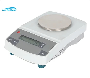 Цифровые весы для взвешивания ювелирных изделий весом 500 г х 0,01 г (10 мг) с этикеткой для принтера штрих-кодов 