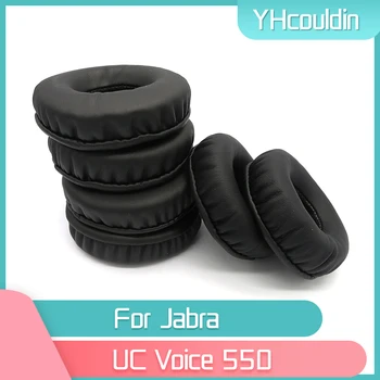 Амбушюры YHcouldin для наушников Jabra UC VOICE 550, сменные аксессуары из мятой кожи