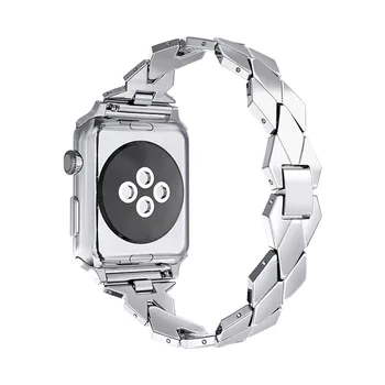 Металлический Браслет с Бриллиантами Для Apple Watch Band 38 мм 40 мм 42 мм 44 мм 41 мм 45 мм Ремешок Для Часов iWatch Серии 8 7 6 5 4 SE