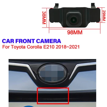 HD CCD AHD Вид Спереди Автомобиля Парковочная Камера Ночного Видения С Положительным Водонепроницаемым Логотипом Для Toyota Corolla E210 2018 2019 2020 2021