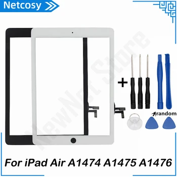 Для iPad Air 1 iPad 5 ЖК-Дисплей С Внешним Сенсорным Экраном, Дигитайзер, Замена Сенсорной Панели Переднего Стеклянного Дисплея Для iPad A1474 A1475 A1476