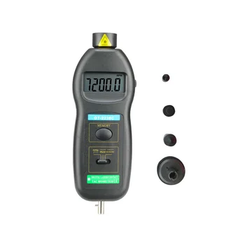 Измеритель скорости DT2236C Лазерный Тахометр DT 2236C LED Цифровой Оптический Контактный Тахометр Детектор Метр