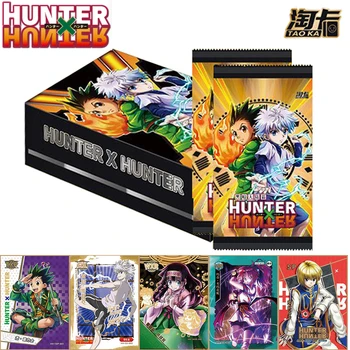 Коллекция карточек серии Hunter x Hunter Dark Continent Chapter с персонажами аниме, TXP, большие скрытые карточки, игрушки для детей на День рождения, подарок