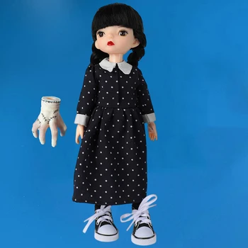 Кукла 1/6 Bjd, Черная Двойная оплетка, 30 см, кукла с множественной подвижностью суставов, кукла для девочек, игрушка для детей, подарок