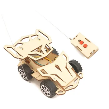 Обучающий набор STEM Toys Science Project Diy Kit Беспроводная модель автомобиля с дистанционным управлением 4WD, наборы игрушек для научных экспериментов