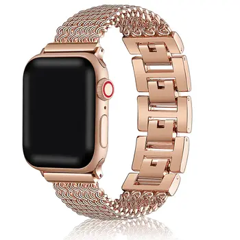 Платье-браслет для Apple watch band 40мм 41мм 38мм 45мм 44мм 42мм 38мм Металлический ремешок для часов браслет iWatch Serie 3 4 5 6 se 7 ремешок