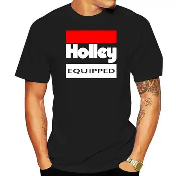 Новая мужская черная футболка с логотипом Holley Performace Racing, размер от S до 3XL