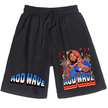 Шорты рэп-певца Rod Wave, музыкальные брюки в стиле хип-хоп, Хлопчатобумажные брюки, мужские Женские брюки