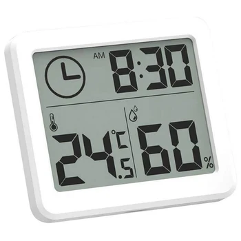 Комнатный термометр, измеритель влажности, температуры и гигрометр с ЖК-экраном, отслеживающий температуру и влажность