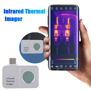 Мобильный инфракрасный тепловизор для телефона Android IP65 Промышленная инспекция Обнаружение тепловых потерь Тепловизионная камера