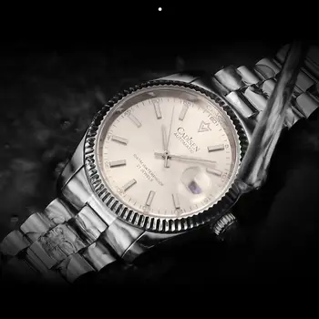 CADISEN 2023 Новые Мужские часы DJ40 Роскошные Автоматические Часы Для Мужчин С Сапфировым стеклом 100 м Водонепроницаемые Механические наручные часы Man