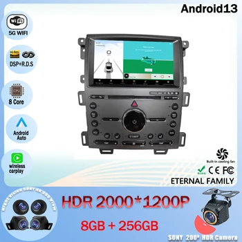 Android 13 Автомобильный Радио Мультимедийный Видеоплеер Навигация GPS Для Ford Edge 2011 2012 2014 2015 5G WIFI BT 4G LET HDR No 2din DVD