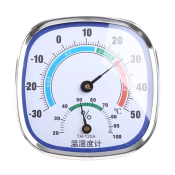 Внутренний и наружный термометр-гигрометр, Практичный Аналоговый датчик влажности, инструмент для контроля температуры для домашнего использования в помещении и офисе