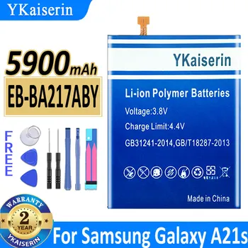 YKaiserin Аккумулятор 5900 мАч EB-BA217ABY A12 для Samsung Galaxy A21s SM-A217F SM-A217M SM-A125F A125 A125H M02 A02 A025