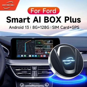 2024 HEYINCAR Android 13 8 ГБ + 128 ГБ CarPlay Smart Ai tv Box Для Ford F150 Explorer BRONCO Maverick Mustang Для Netflix YouTube