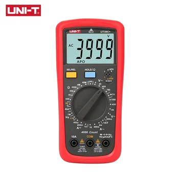 UNI-T UT39C + Цифровой мультиметр Автоматический тестер диапазона Обновлен с UT39A / UT39C AC DC V / A Ом / Температура / Частота / HFE / NCV тест