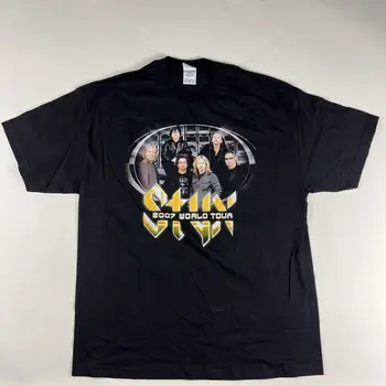 2007 Styx Shirt XL World Tour с длинными рукавами