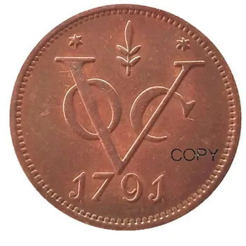 Нидерландская Ост-Индия 1791 100% Медная копировальная монета