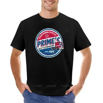 Автомагазин Prime - Винтажный потертый стиль - Футболка Garage для мальчиков, футболки, мужские топы, мужские тренировочные рубашки