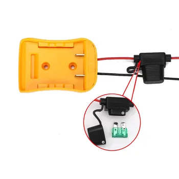 Аккумуляторный адаптер LiIon Battery Converter Прост в установке Подходит для Boschs Dewei желтого цвета С напряжением батареи 18 В