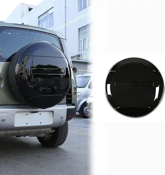 Крышка заднего запасного колеса для Land Rover Defender 2020-2023, крышка колеса, черный глянец