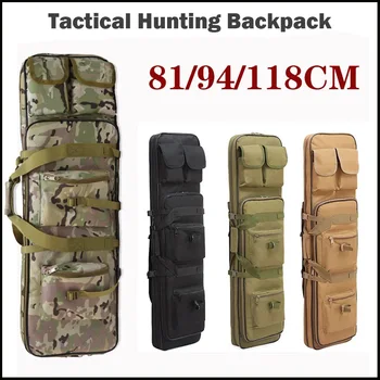85 95-115 см Тактическая сумка для оружия, чехол для винтовки, рюкзак, Снайперский карабин, Страйкбольная стрельба, сумки через плечо для охотничьих принадлежностей